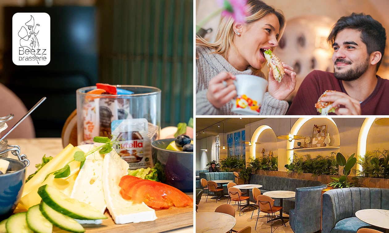 Ontbijtplank + koffie/thee + verse jus d'orange of Sunday Brunch Plateau bij Brasserie Beezz