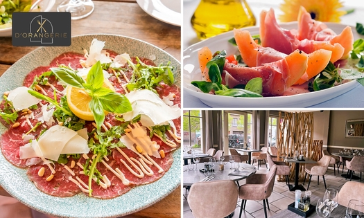3-gangenlunch of -diner + 2 amuses van de chef bij Brasserie d'Orangerie