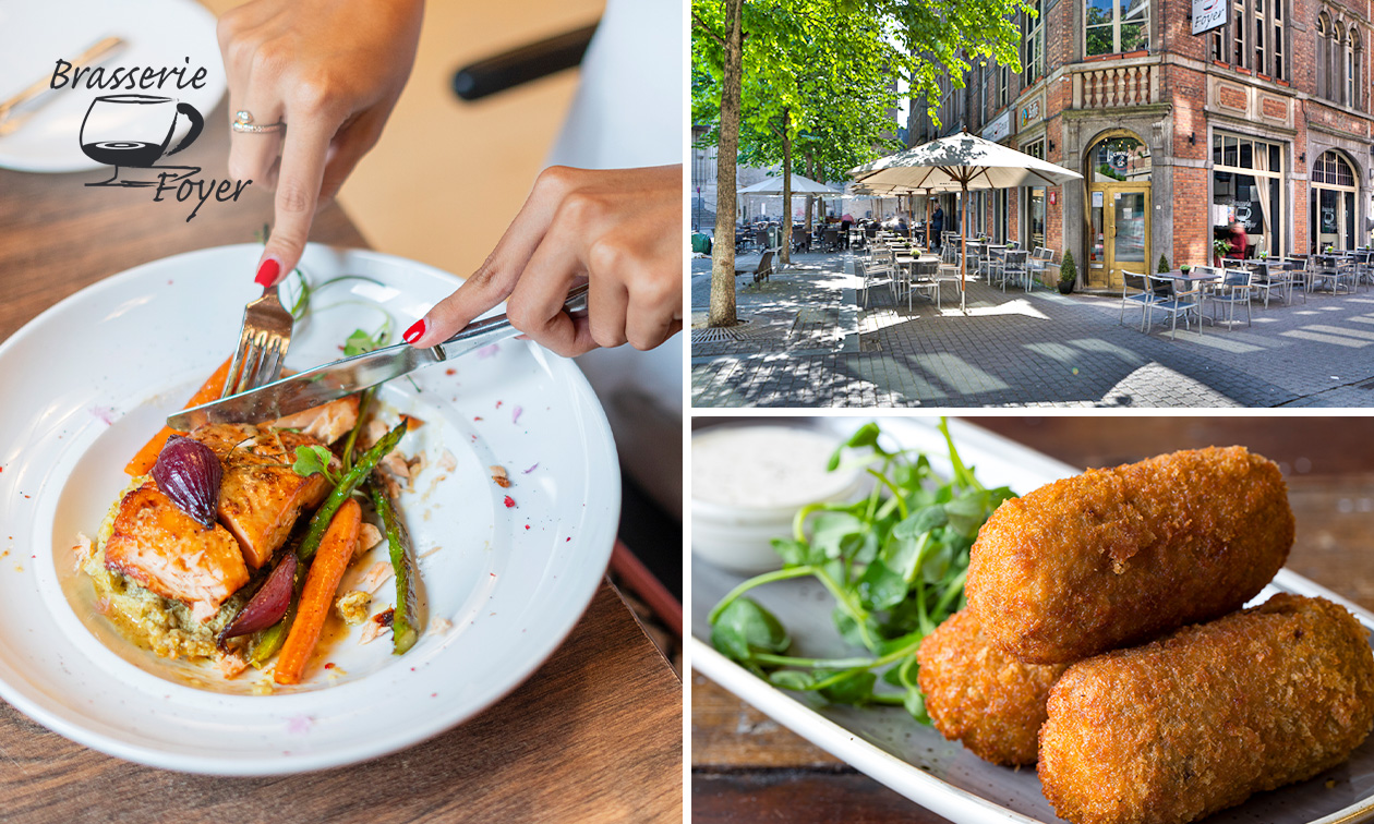 2- of 3-gangendiner à la carte in hartje Leuven