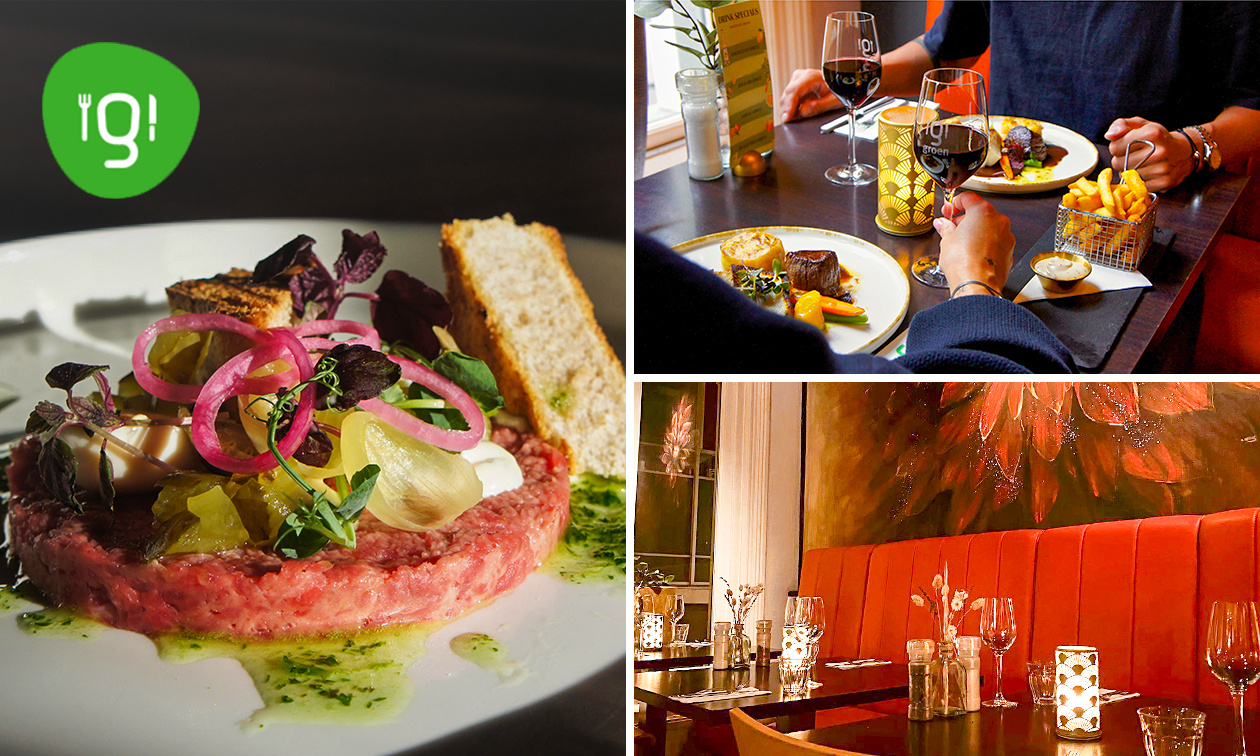 3-gangen keuzediner bij Brasserie Groen