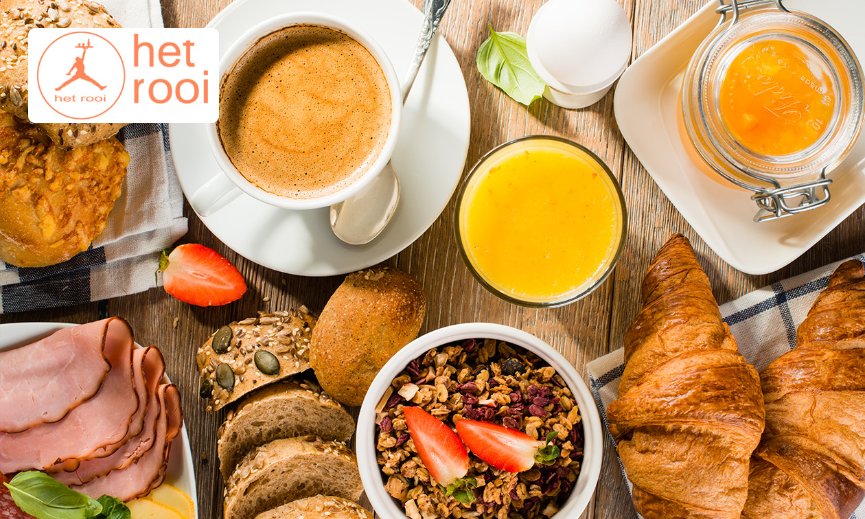 Uitgebreid ontbijt bij Brasserie Het Rooi