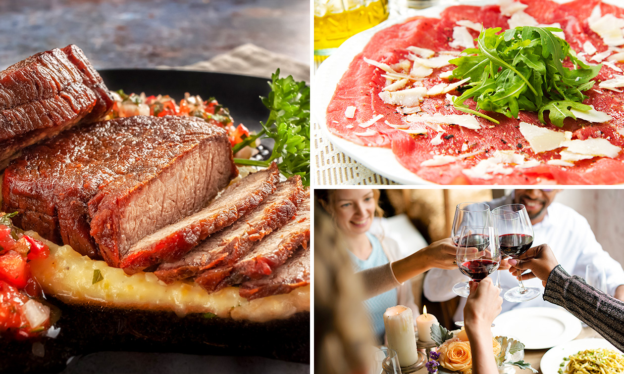 3-gangendiner à la carte of 3-gangen wilddiner bij Brasserie Industria