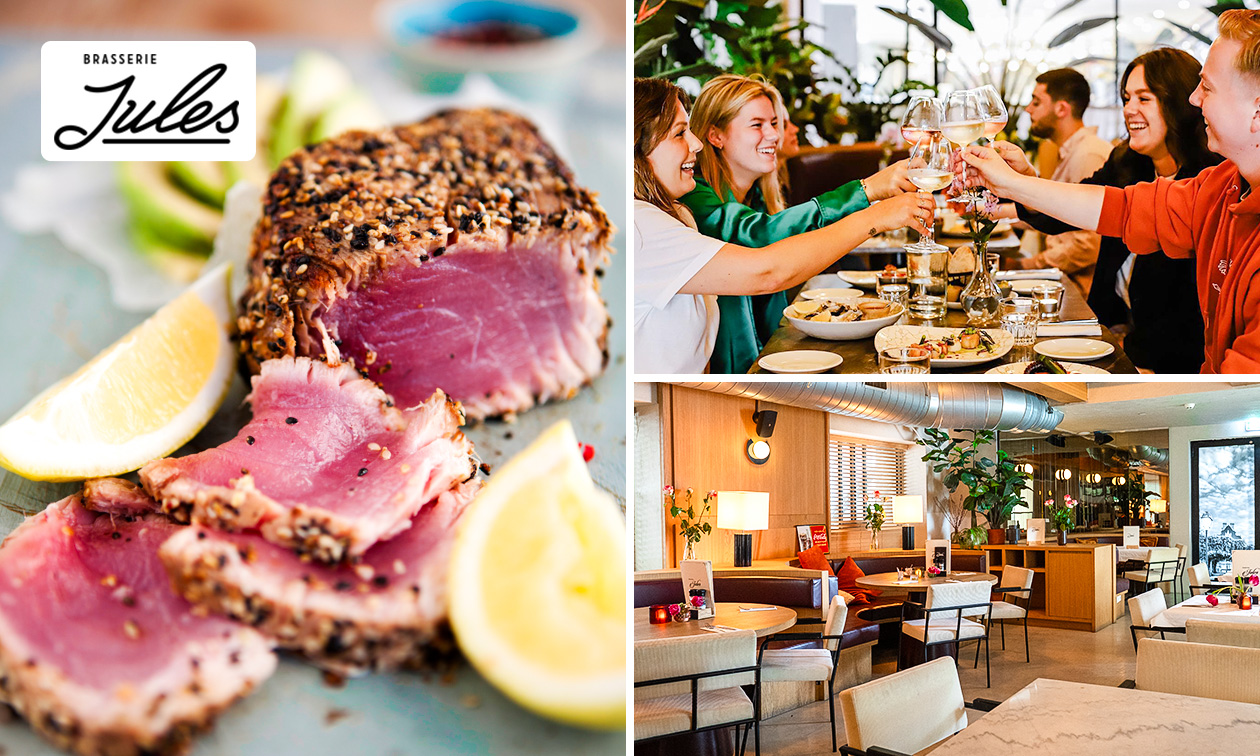 4-gangendiner van de chef bij Brasserie Jules Rotterdam