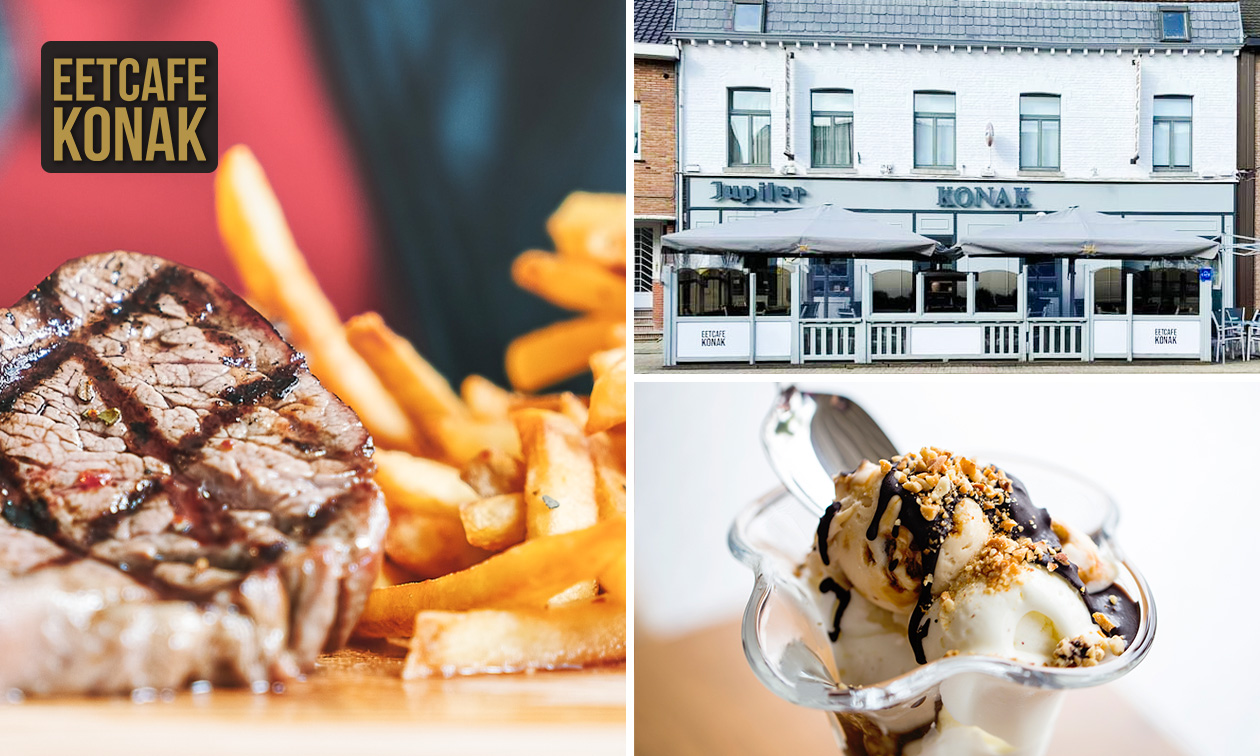 2-gangen keuzediner of -lunch + digestief van het huis bij Brasserie Konak