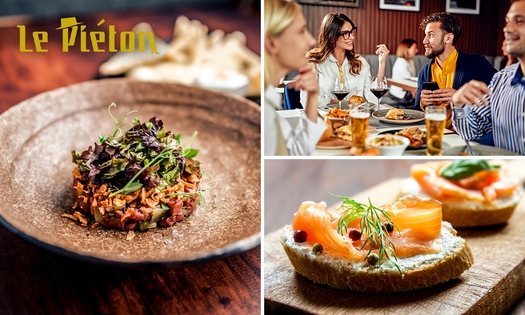 Menu en 2 ou 3 services au choix à la Brasserie Le Piéton