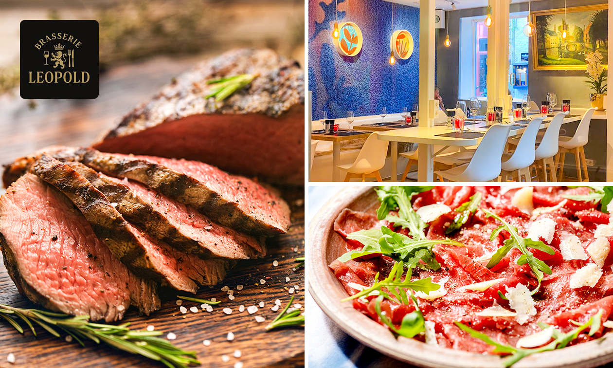 3-gangenlunch of -diner à la carte in hartje Brugge