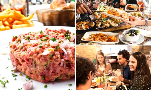 3-gangendiner à la carte bij Restaurant De Statie