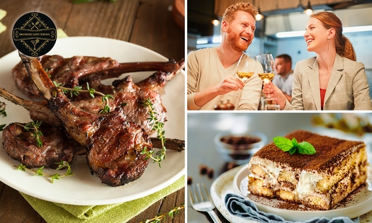 Menu en 2 ou 3 services à la carte à Bruxelles
