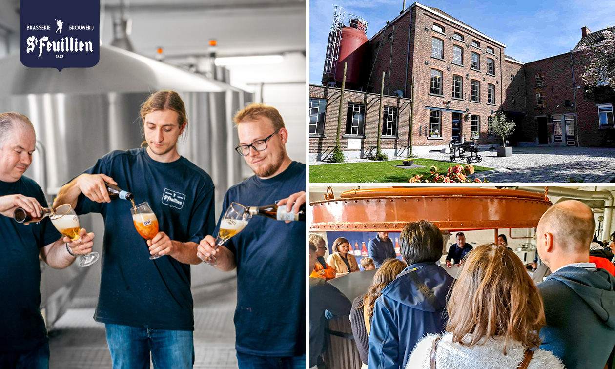 Visite de la Brasserie St-Feuillien + dégustation + bon de 5 €