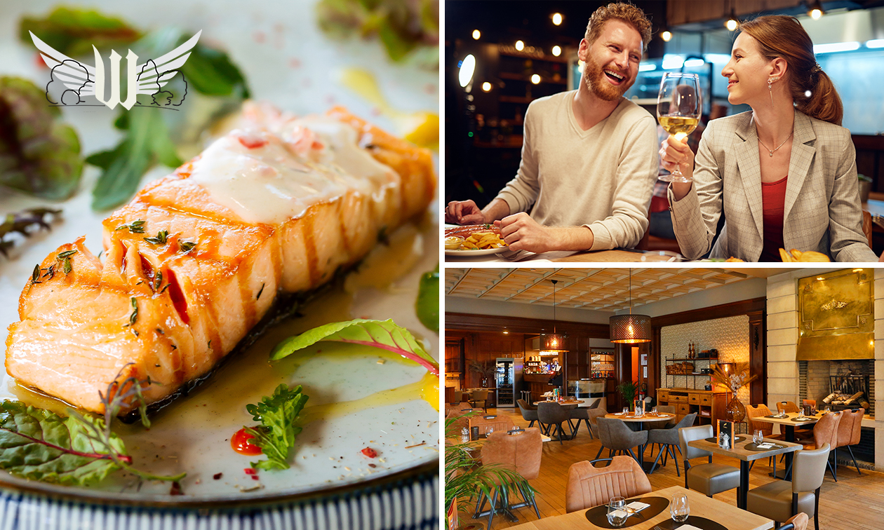 3-gangen keuzelunch of -diner bij Brasserie Waalborre