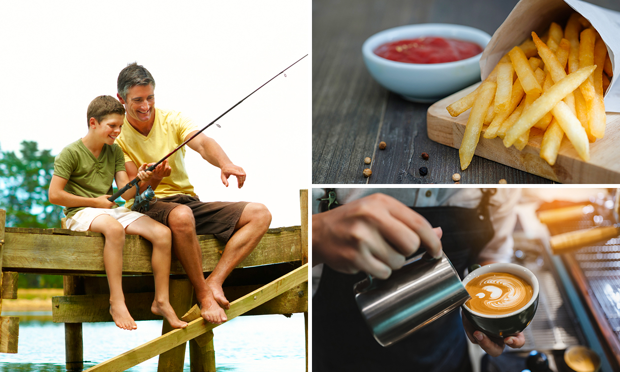 Steur- en meervalvissen + materiaal + 2 consumpties (4 uur)