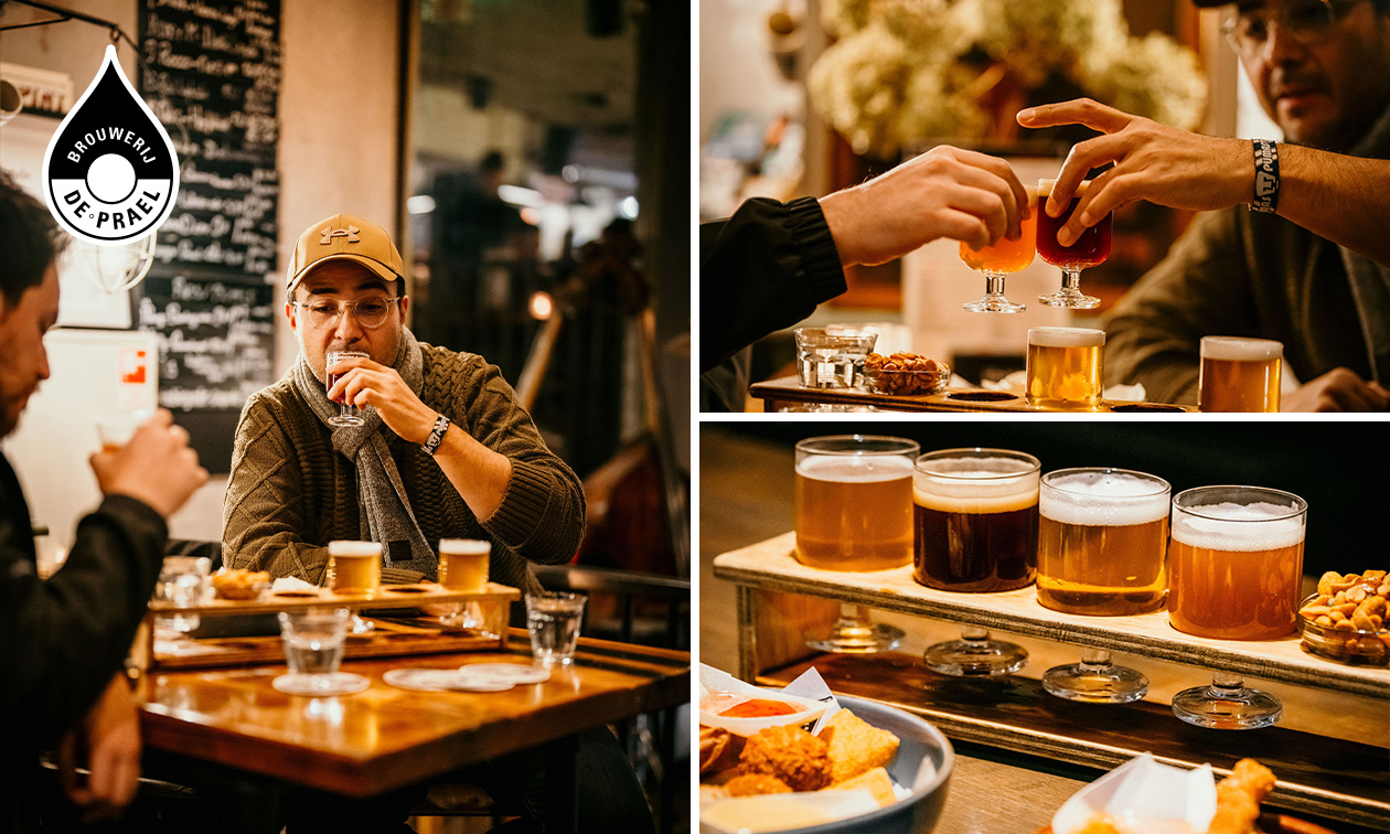 Bierproeverij + bitterballen bij Brouwerij De Prael