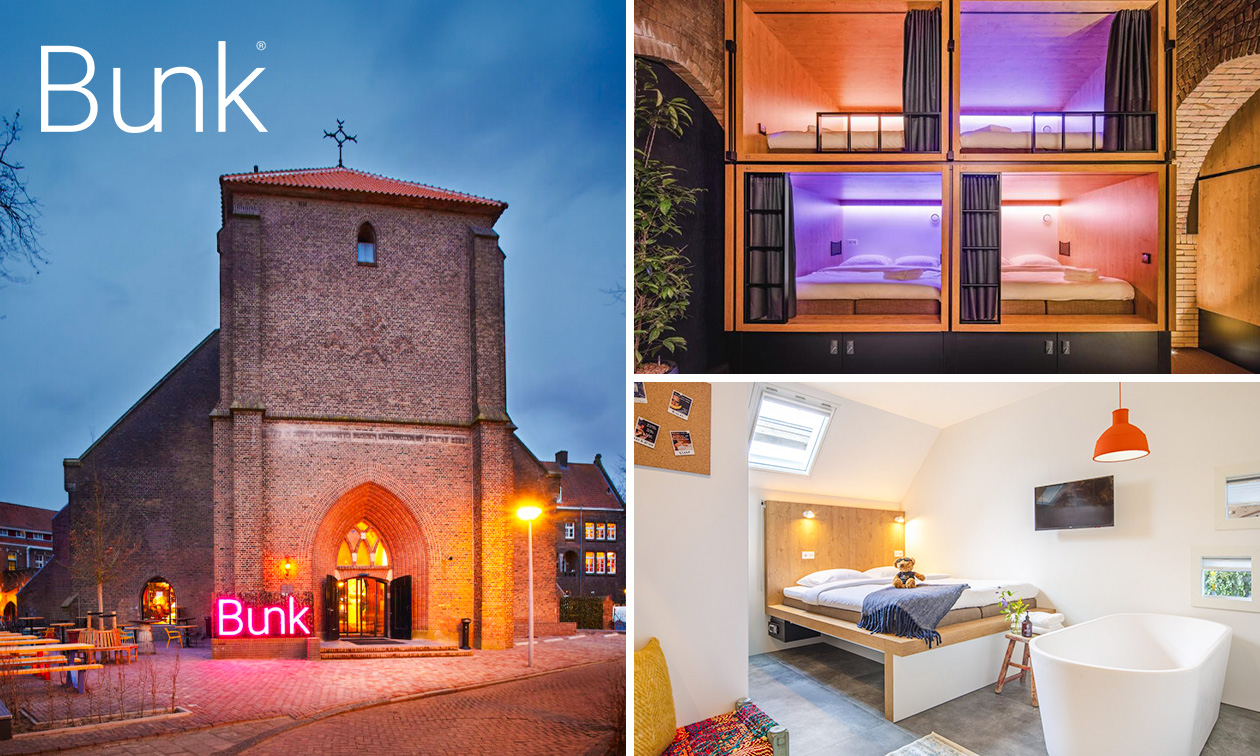 Overnachting voor 1 of 2 + ontbijt in Amsterdam