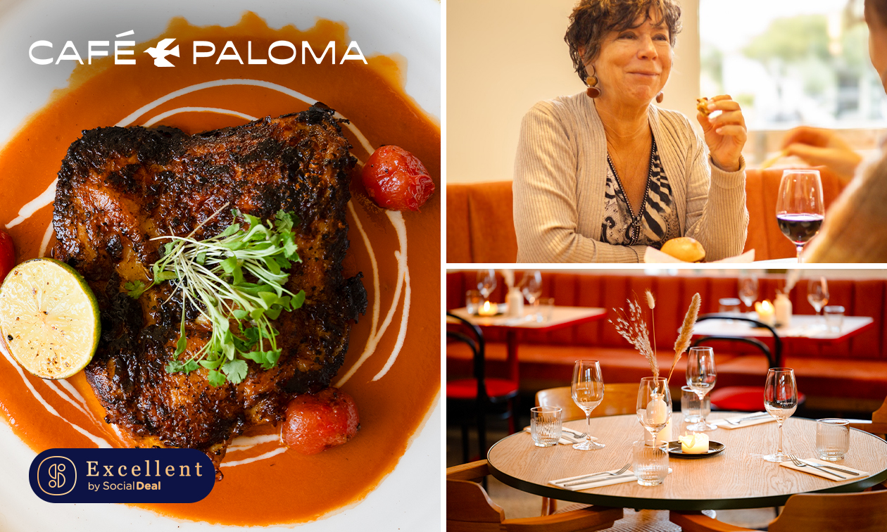 2- of 3-gangendiner à la carte bij Café Paloma