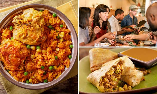 Menu africain en 2 services au choix près de Liège