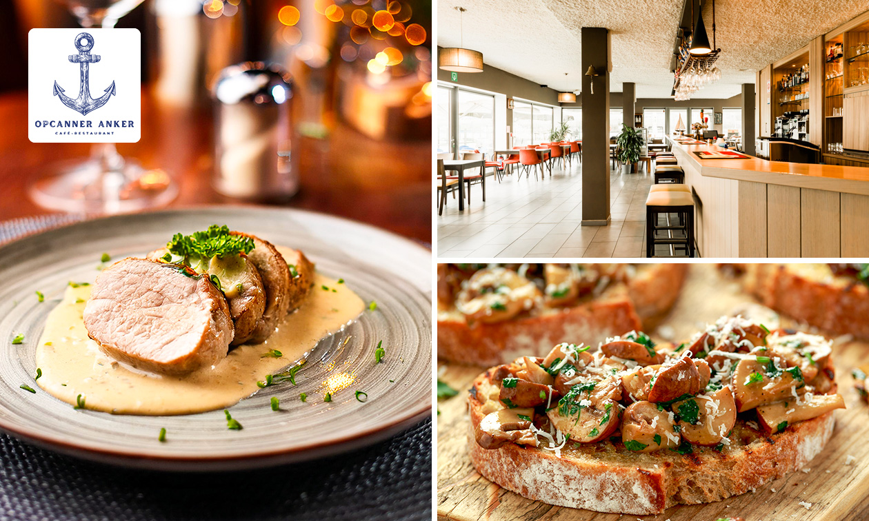 Dîner en 3 services au choix au Café-Restaurant Opcanner Anker