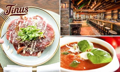 2-gangen keuzelunch bij Café Tinus
