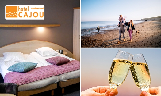 Übernachtung für 2 + Frühstück + Glas Cava + Late Check-out in De Panne