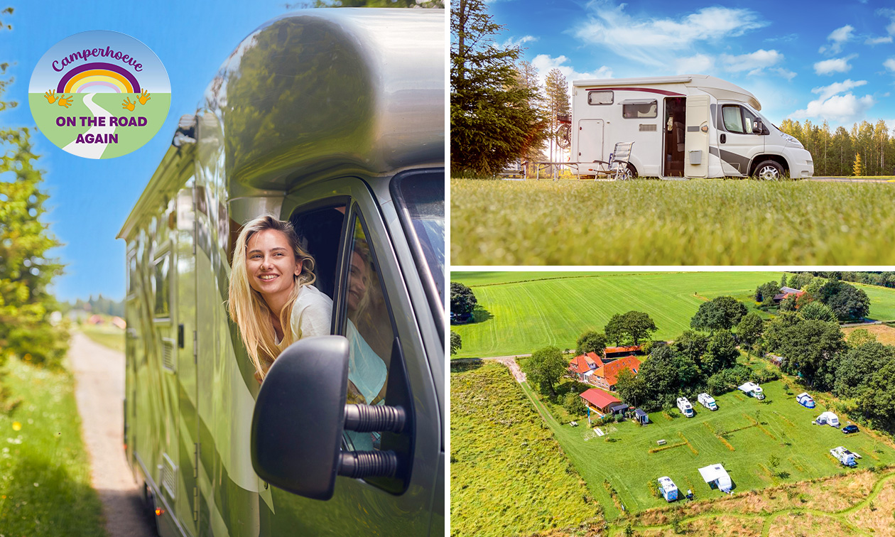 Voor 2 personen: camperplek (2, 5 of 7 nachten) in Markelo