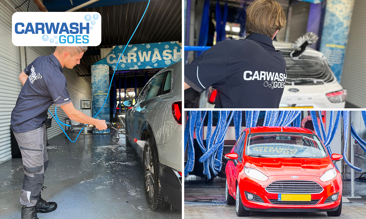 Uitgebreide autowasbeurt bij Carwash Goes