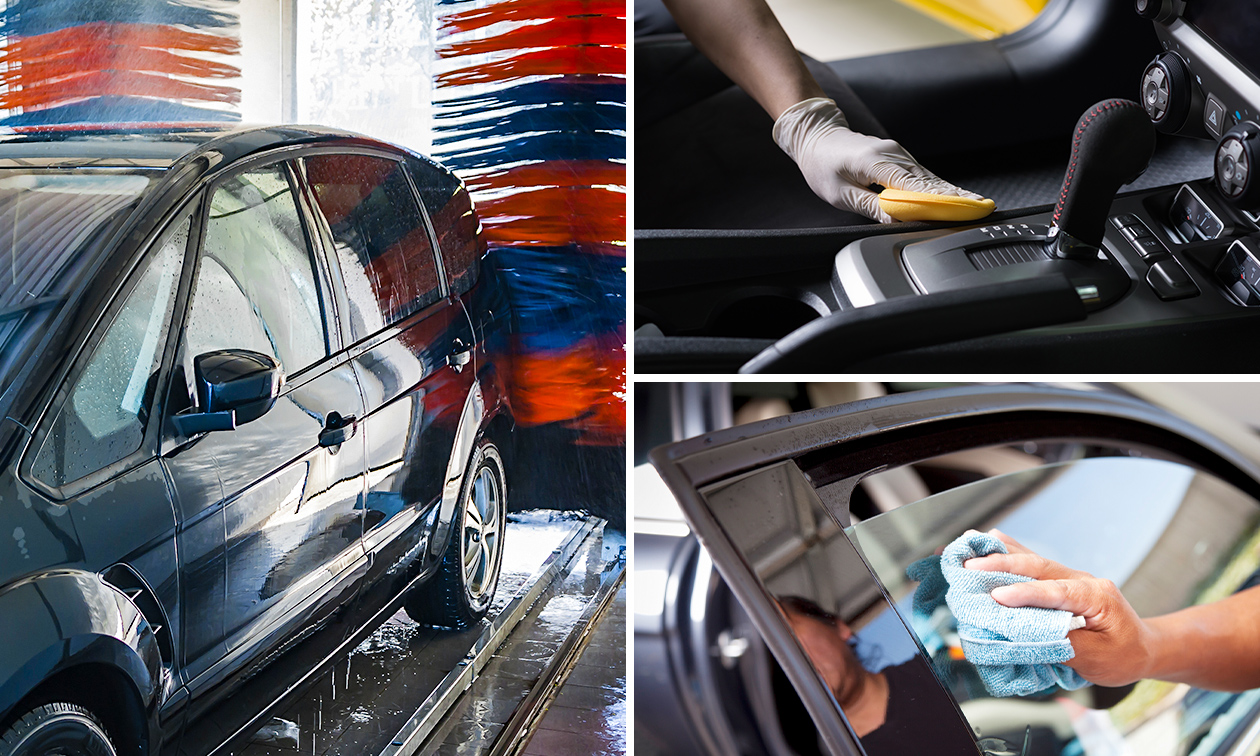 Autowasbeurt + evt. interieurreiniging en desinfectie bij Carwash Haaglanden