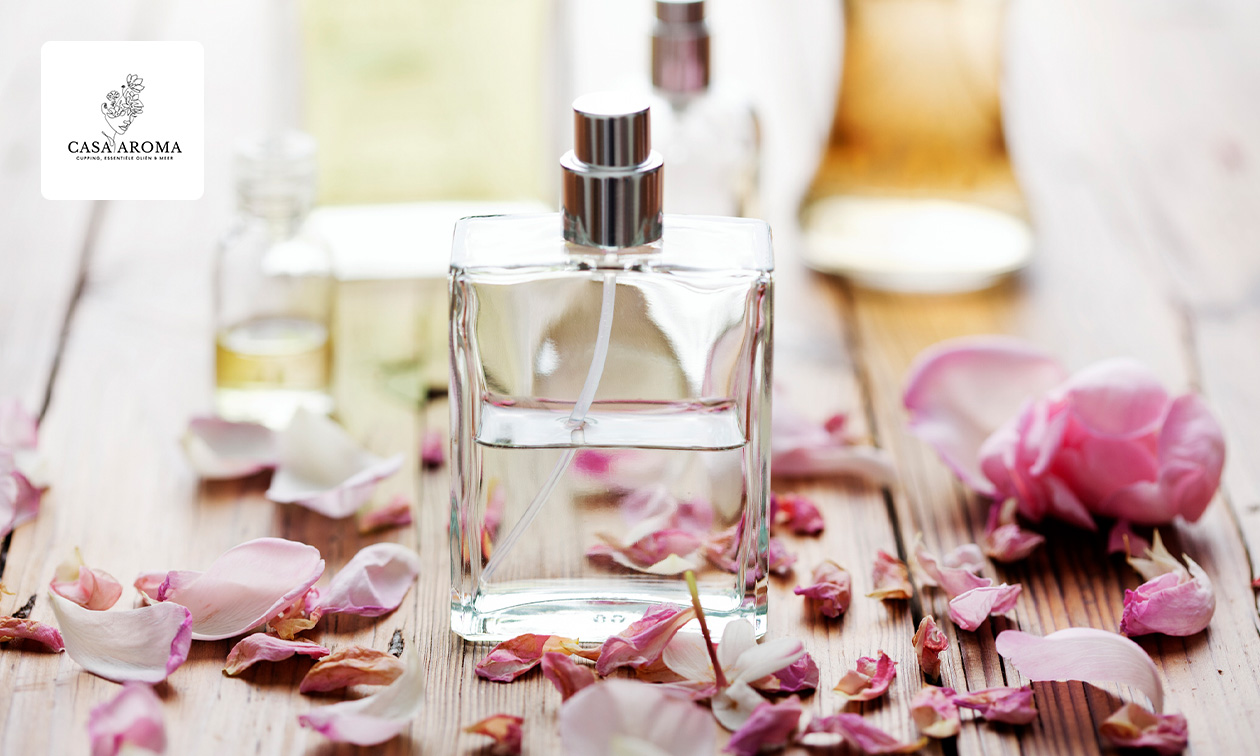 Parfumworkshop + 2 producten + lekkernij + warme drank