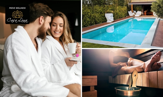 Privé-wellness voor 2 personen (2 of 3 uur) + evt. luxe ontbijt of tapas