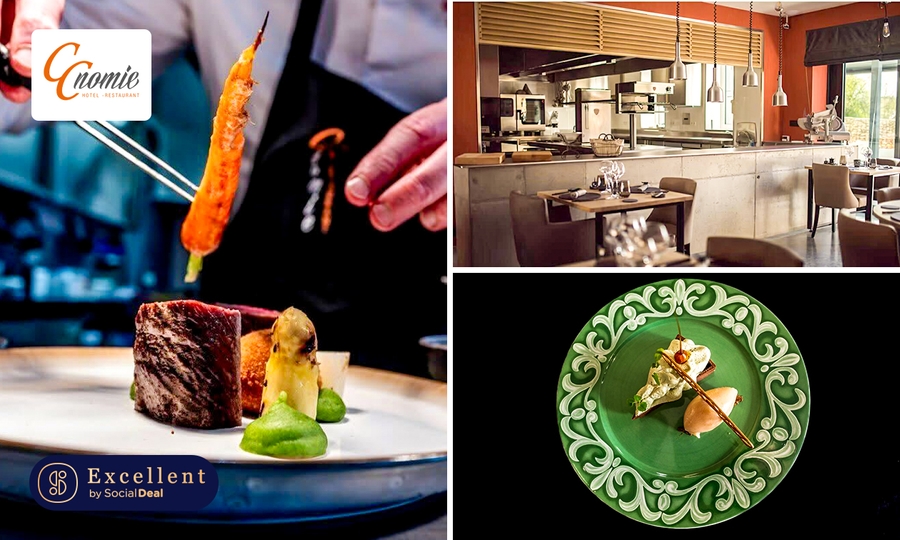 Menu du moment en 2 services + dégustation du chef à l'hôtel-restaurant CCnomie