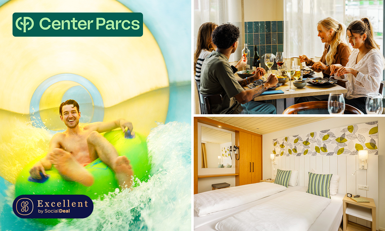 3, 4 of 7 overnachtingen (5 of 6 pers) in Center Parcs