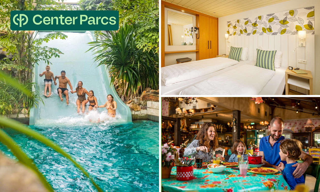 2, 3 oder 4 Übernachtungen in einem Cottage für 4 bis 8 Personen bei Center Parcs De Eemhof