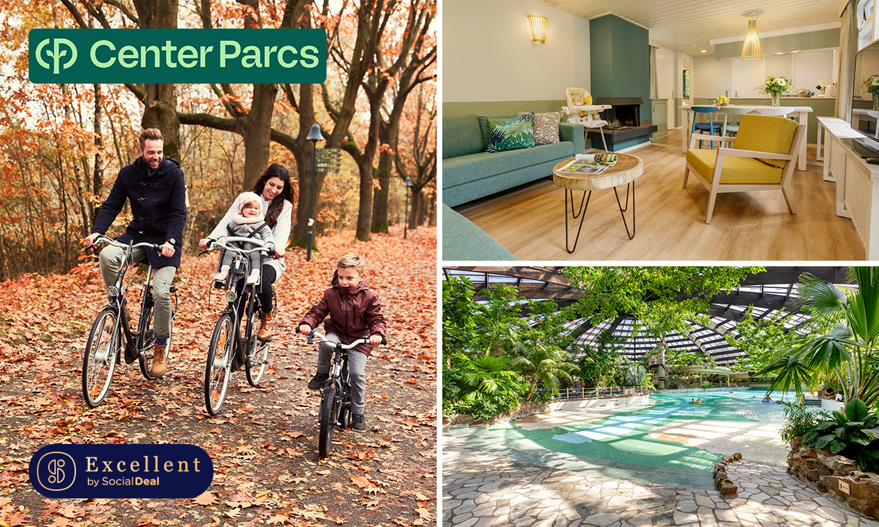 Overnachtingen voor 4 tot 6 personen bij Center Parcs