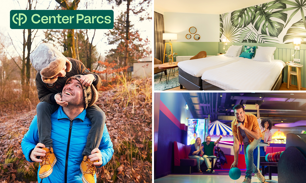 2, 3 ou 4 nuits pour 4 à 6 personnes au Center Parcs De Vossemeren