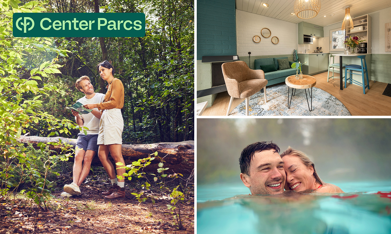 2, 3 of 4 overnachtingen voor 2 in Center Parcs Erperheide