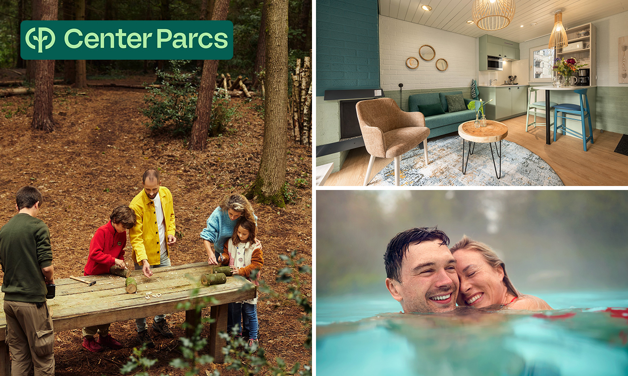 2, 3 of 4 overnachtingen voor 2 in Center Parcs Erperheide
