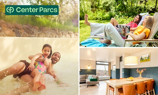 Weekend of midweek voor 2 t/m 8 personen in Center Parcs Het Meerdal