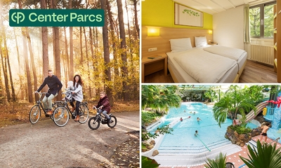 2, 3 of 4 overnachtingen voor 4 tot 6 personen in Center Parcs Limburgse Peel