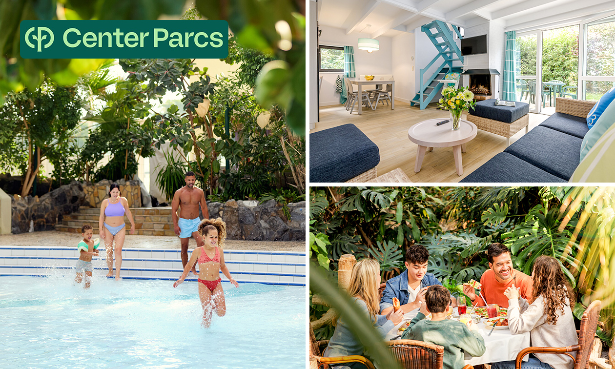 Weekend of midweek weg voor 2 bij Center Parcs Mystery Park in Nederland