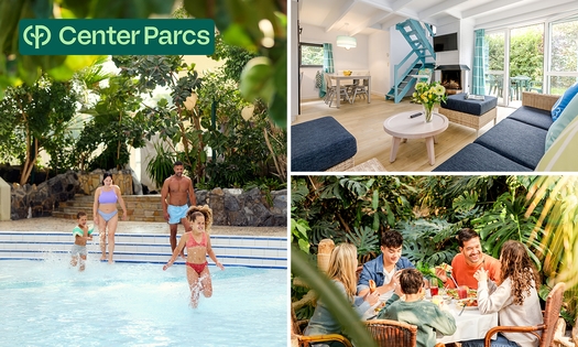 Weekend of midweek weg voor 4 tot 6 personen bij Center Parcs Mystery Park in België