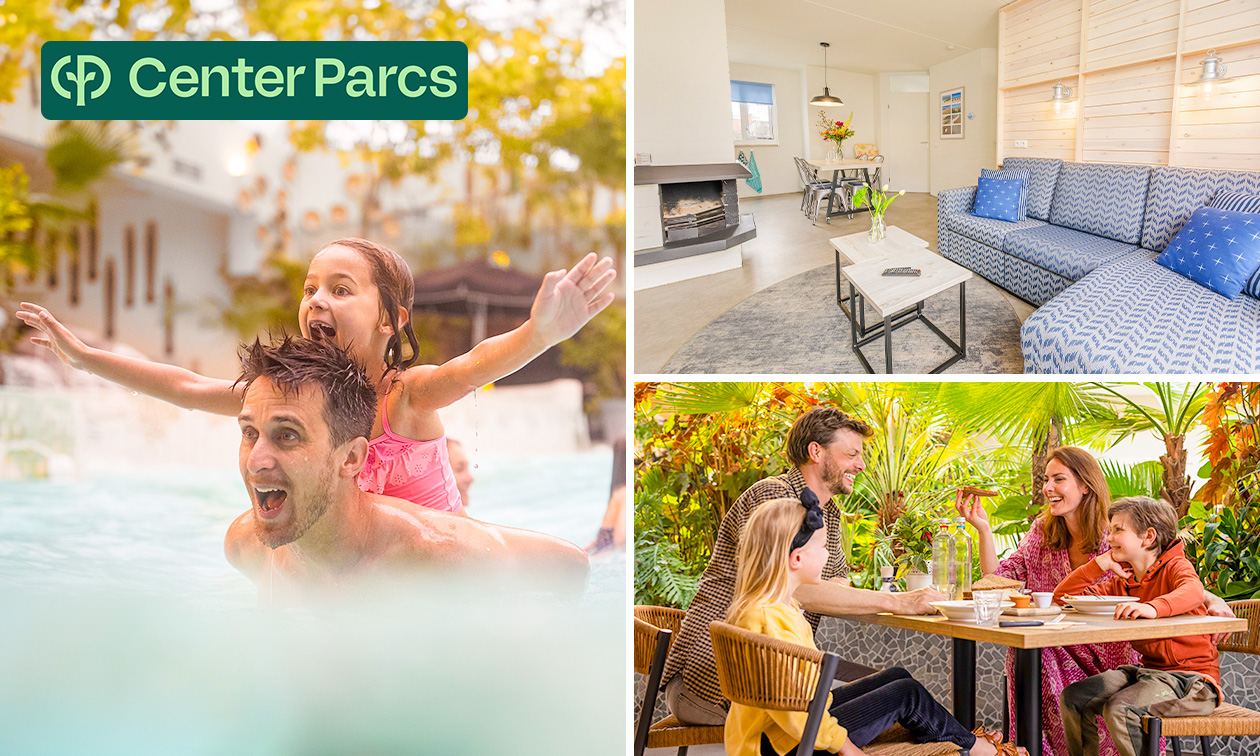 Midweek of weekend in een cottage voor 4 tot 6 personen bij Center Parcs Park Zandvoort