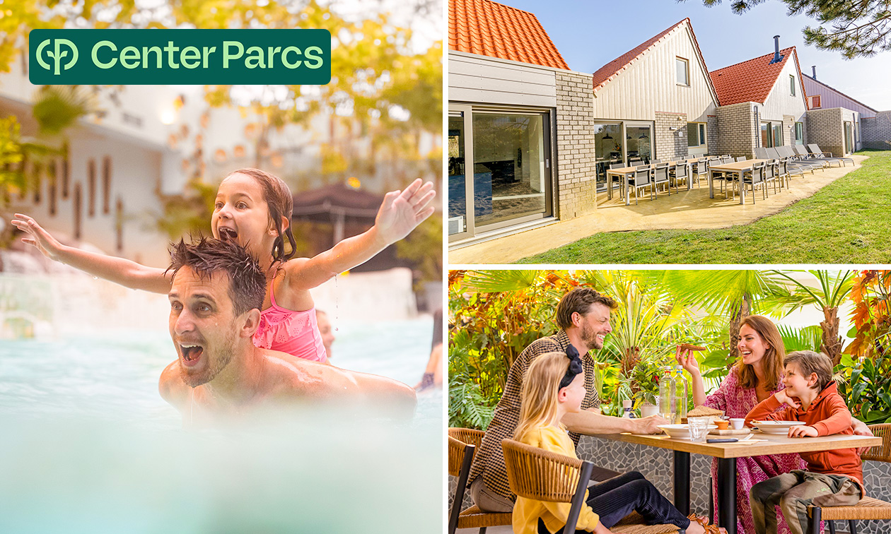 Midweek of weekend in een cottage voor 4 personen bij Center Parcs Park Zandvoort