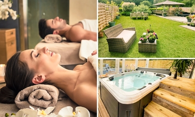 Privéspa voor 2 personen (3 of 4 uur) + ontspannende massage of fles cava nabij Charleroi