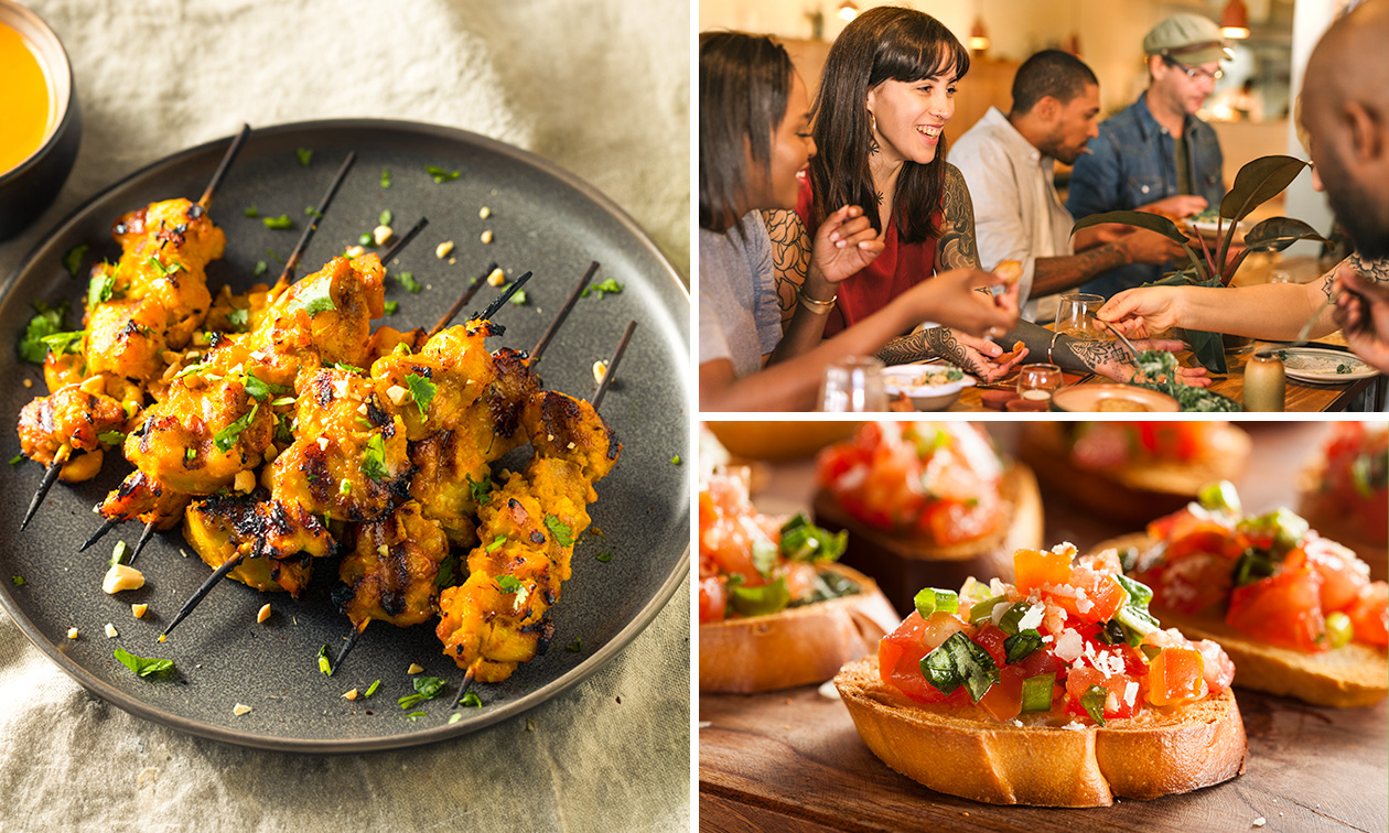 Lunch tapas en 2 services