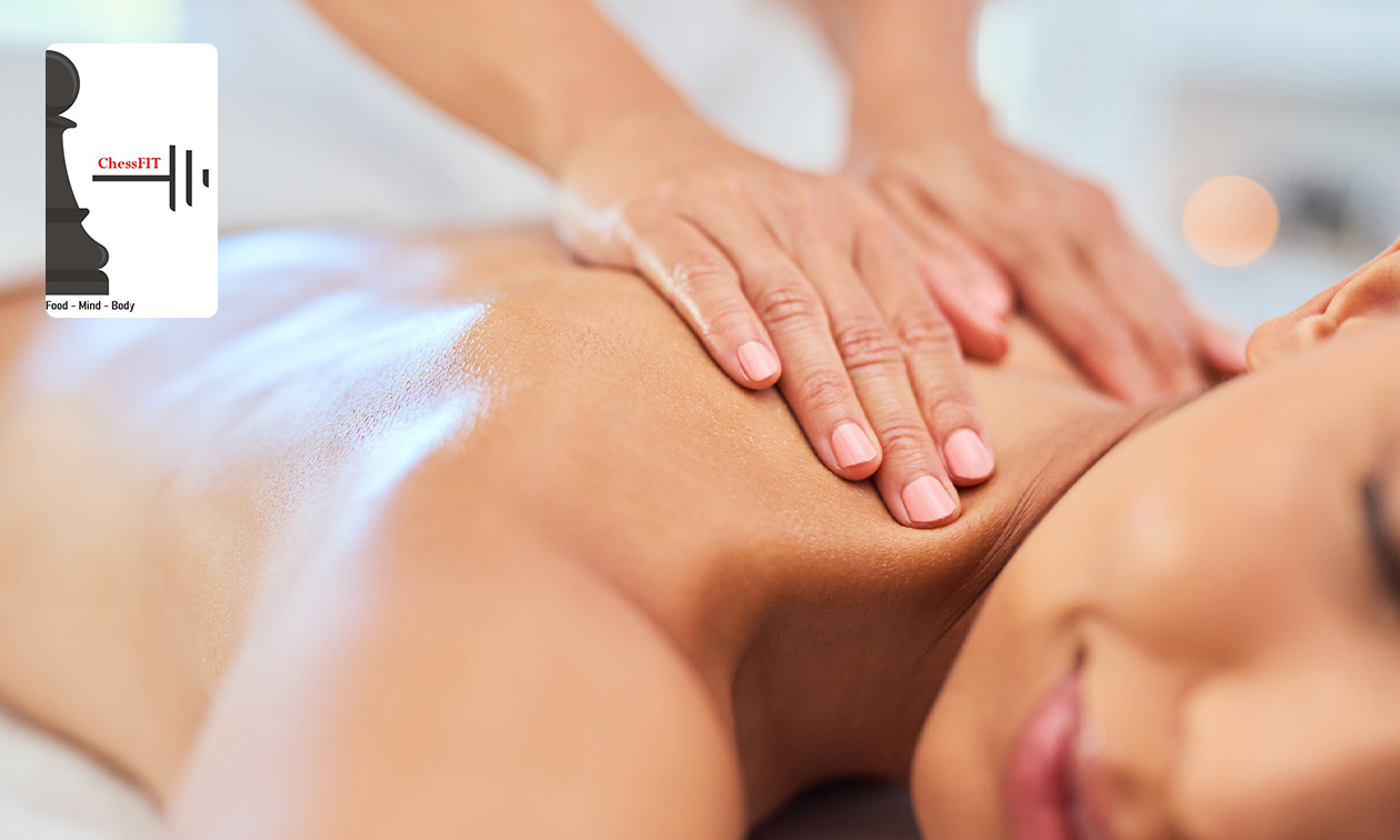 Ontspanningsmassage (60 min) + evt. infraroodbehandeling (30 min) Ontspanningsmassage (60 min) + evt. infraroodbehandeling (30 min)