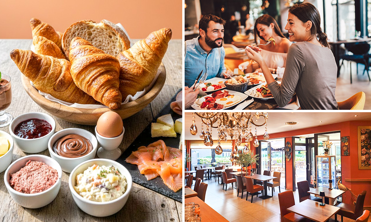 Uitgebreid ontbijt bij Chez Louis