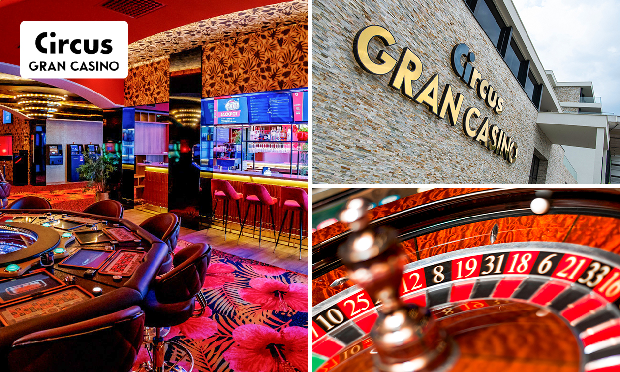 Speeltegoed + hapjes en drankjes bij Circus Gran Casino