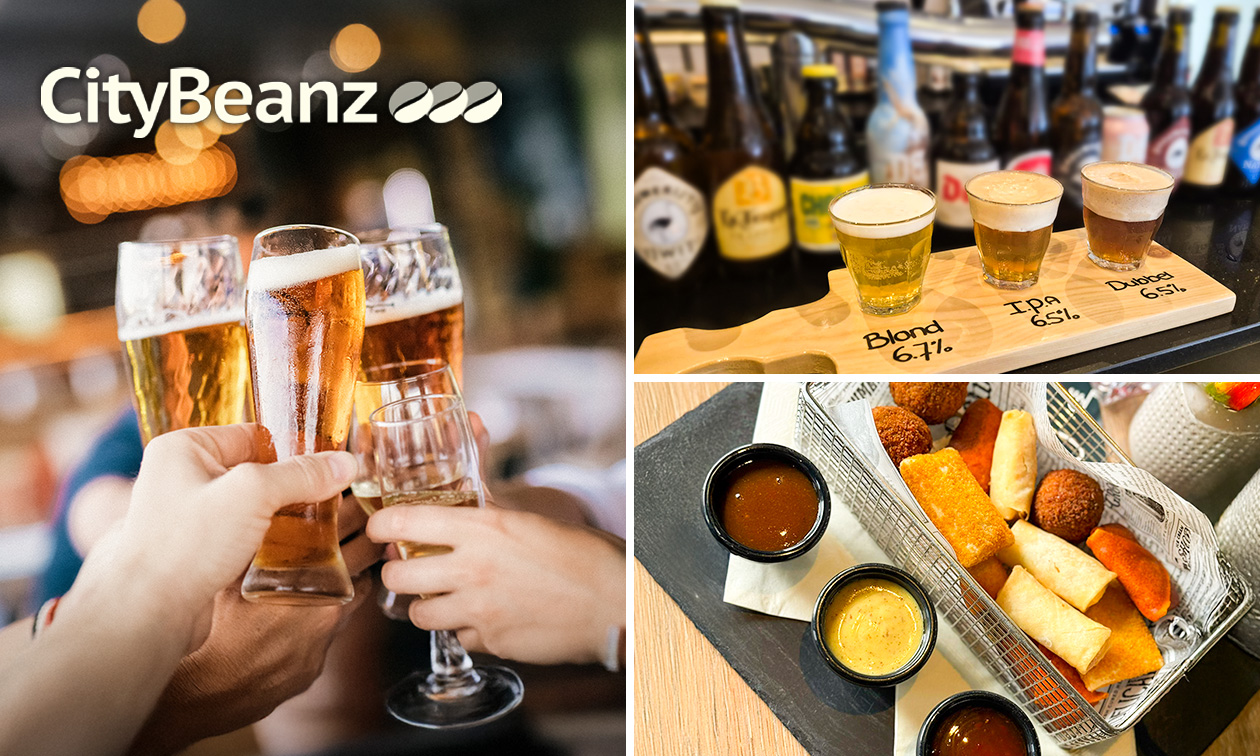 Bierproeverij + bittergarnituur bij CityBeanz in hartje Vlissingen