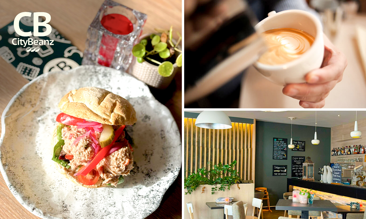 2-gangen keuzelunch of gebak + warme drank naar keuze bij CityBeanz in hartje Vlissingen