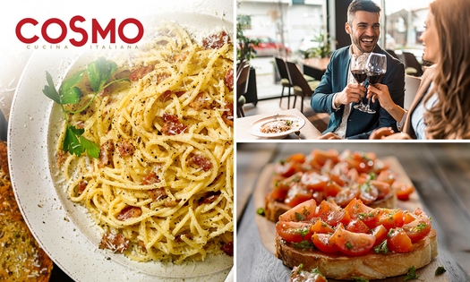 Italiaans 3-gangenlunch of -diner à la carte bij Cosmo Cucina Italiana