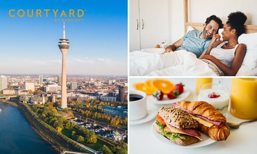Übernachtung für 2 + Frühstück in Düsseldorf-Hafen