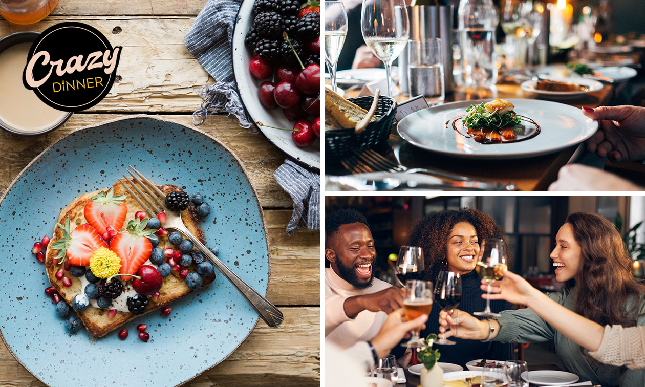 Crazy brunch- of dinerspel (2-8 pers.) voor thuis